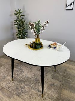 Стол KENNER 1000K венге/стекло белое глянец