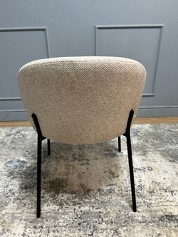 Комплект стульев 2шт KENNER 304SD черный/бежевый микробукле