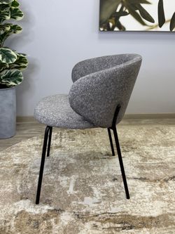 Стул KENNER 305SD черный/серый микробукле