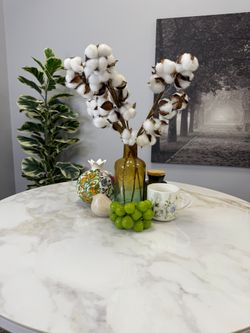 Стол Kenner LD900, белый/керамика мрамор белый глянец