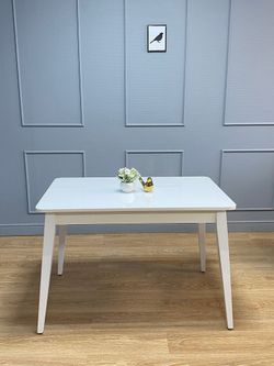 Стол KENNER 1100 М белый/стекло белое глянец