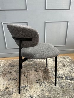 Комплект стульев 2шт KENNER 309SD черный/микробукле серый