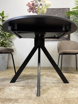 Стол KENNER AR1000 черный/керамика темно-серая