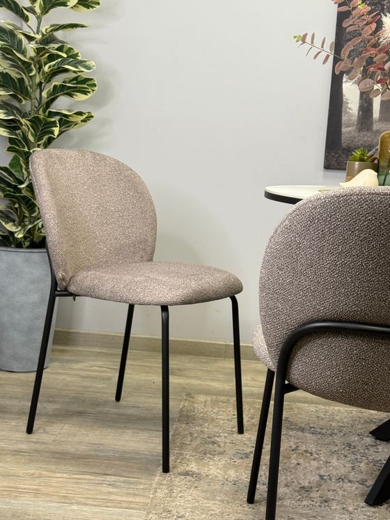 Стул KENNER 307SD черный/капучино