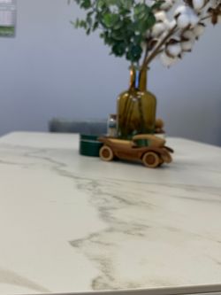 Стол KENNER AZ1200 белый/керамика мрамор белый