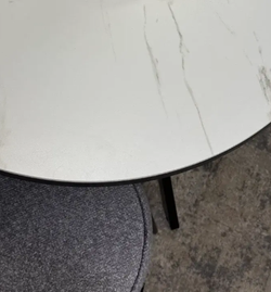 Стол KENNER DO1200 черный/керамика белая