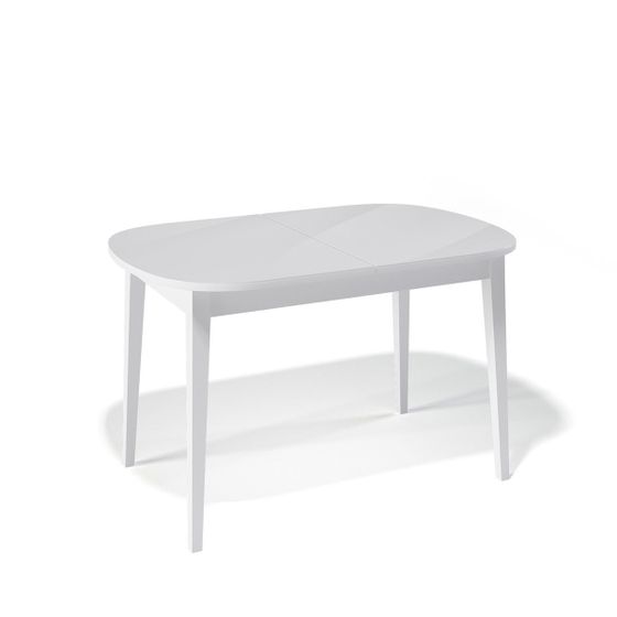 Стол KENNER 1300 М белый/стекло белое сатин