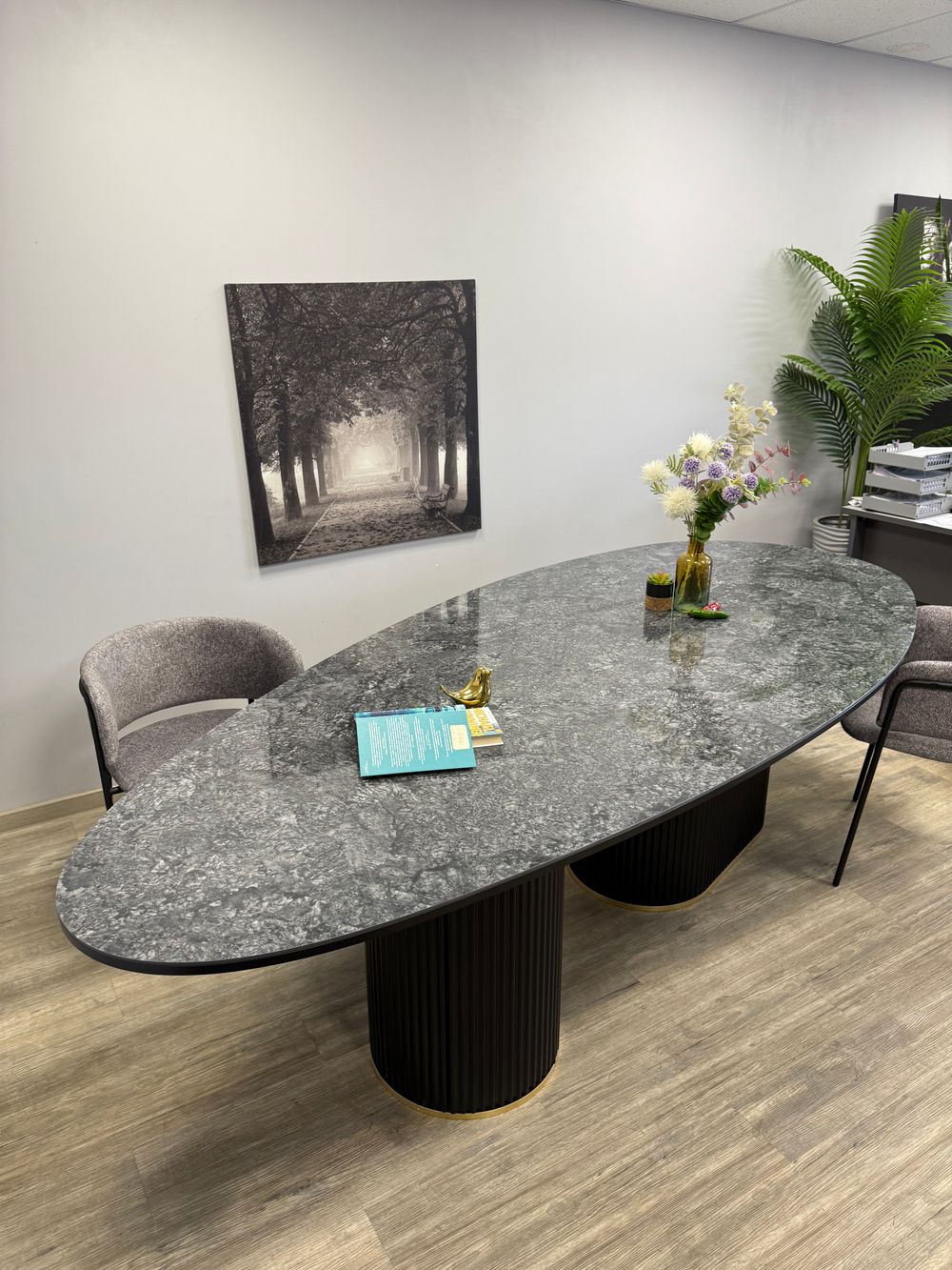 Стол Kenner LD2800, черный/керамика STARRY SKY BLACK