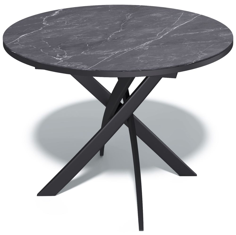 Стол Kenner R900, черный/керамика SHAKESPEARE BLACK арт.170106