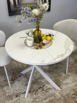 Стол KENNER R900 белый/керамика белая