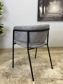 Стул KENNER 303SD черный/микробукле серый