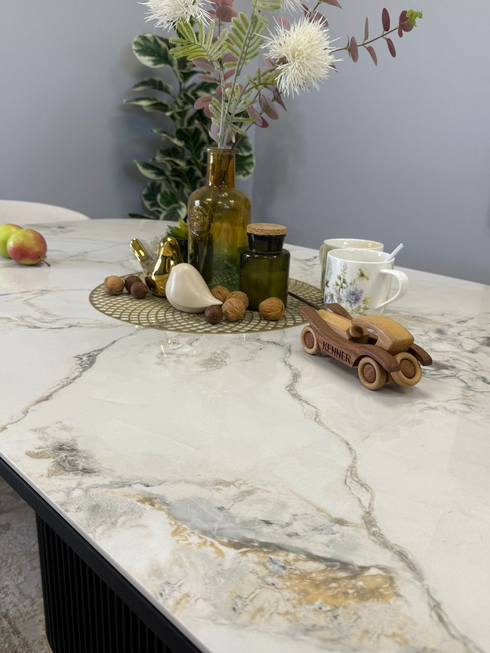 Стол Kenner LDs1600, белый/керамика TIANSHAN WHITE