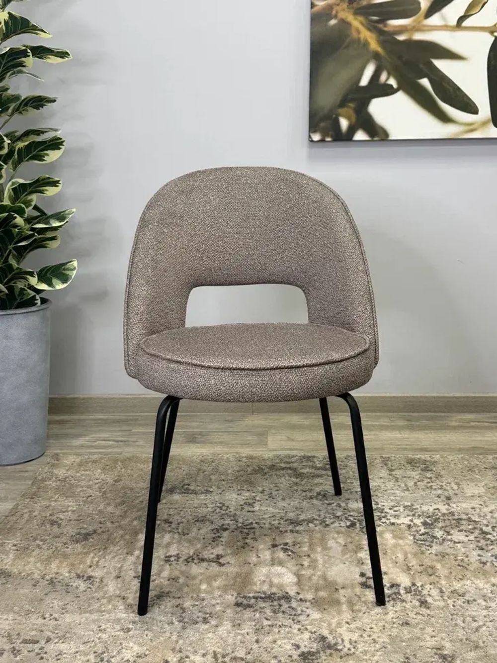 Стул KENNER 179SD черный/капучино