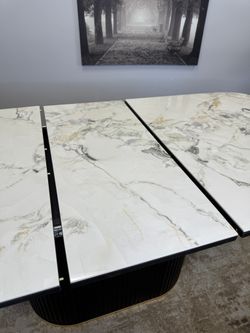 Стол Kenner LDs1600, черный/керамика SHAKESPEARE BLACK