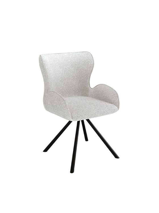 Стул KENNER 311SD черный/серебристый