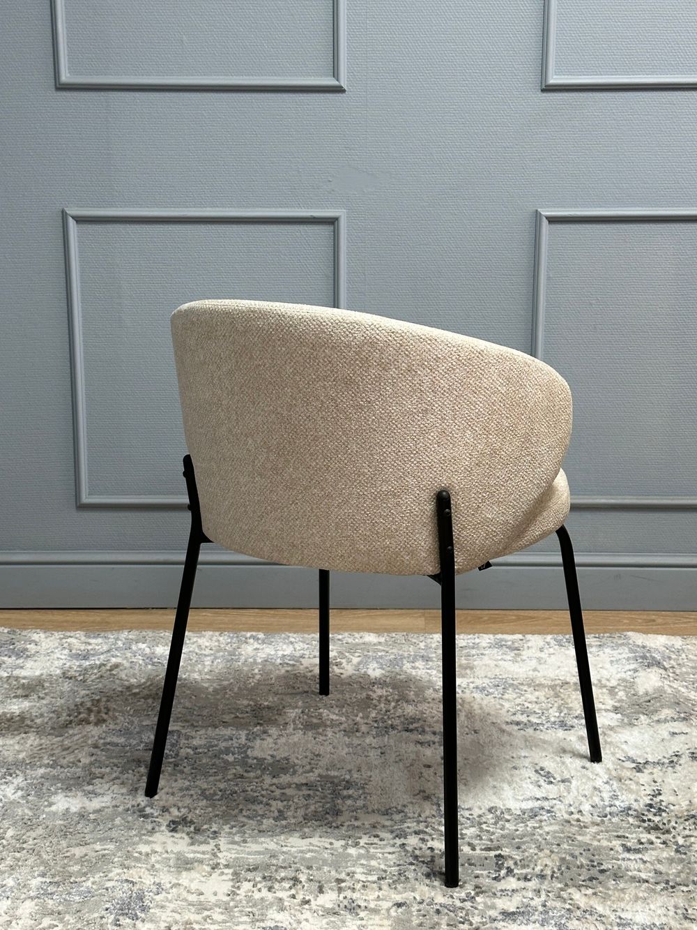 Комплект стульев 2шт KENNER 305SD черный/бежевый микробукле