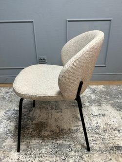 Комплект стульев 2шт KENNER 304SD черный/бежевый микробукле