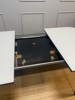 Стол KENNER 1300 М венге/стекло белое глянец