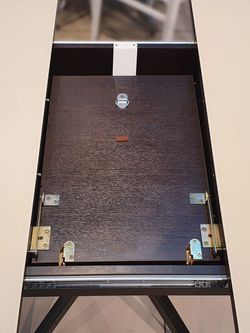 Стол KENNER B1100 венге/стекло крем сатин