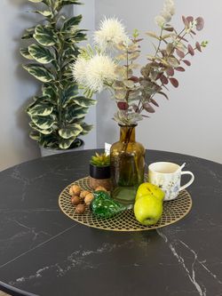 Стол KENNER R900 черный/керамика черная