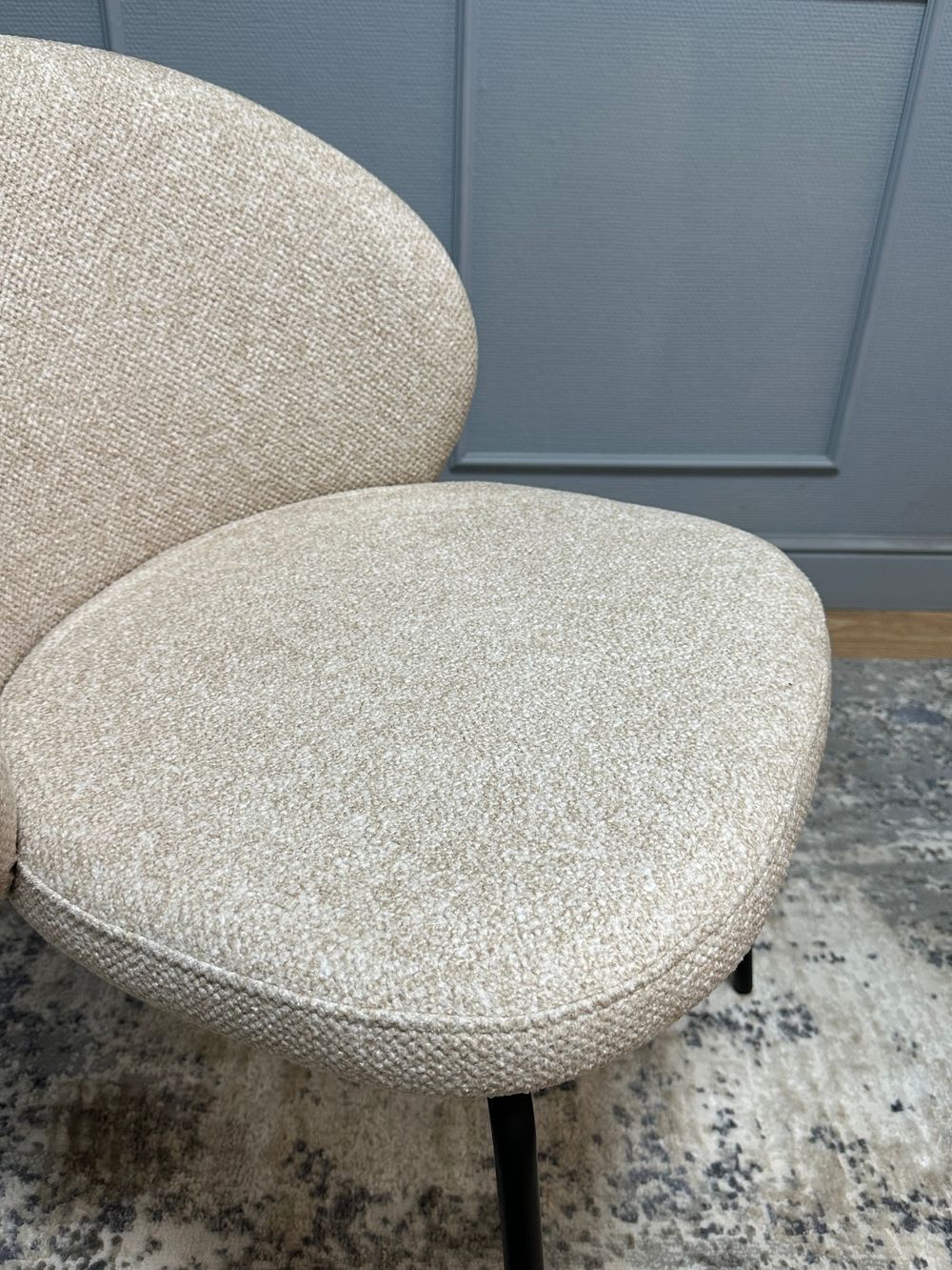 Комплект стульев 2шт KENNER 304SD черный/бежевый микробукле