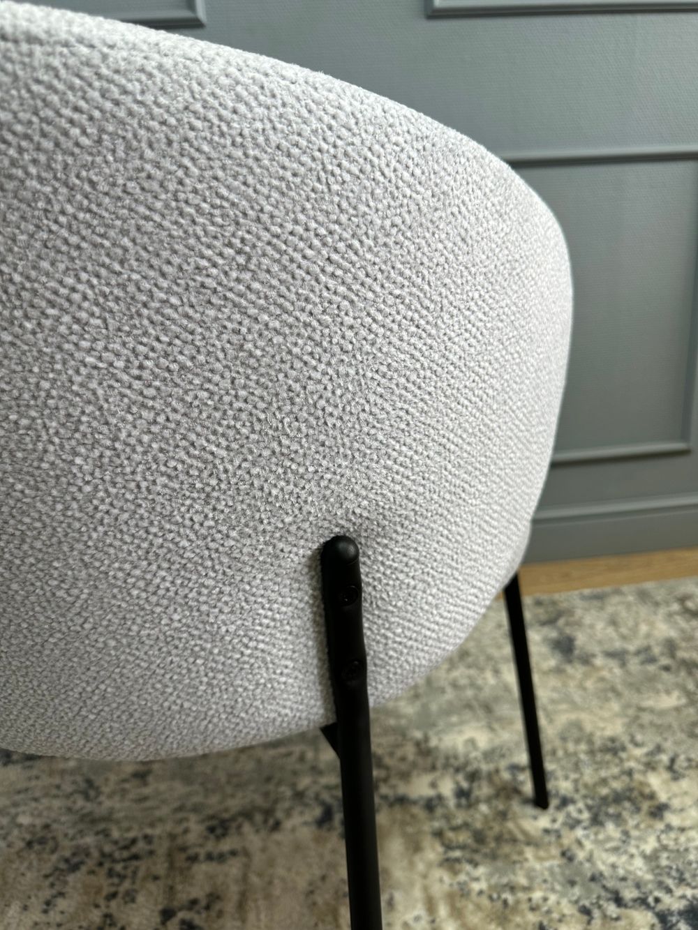 Комплект стульев 2шт KENNER 305SD черный/серебристый микробукле