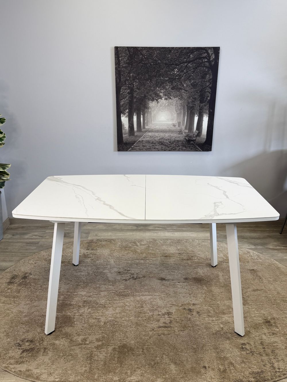 Стол Kenner AK1400, белый/керамика GLORIA WHITE арт.170190