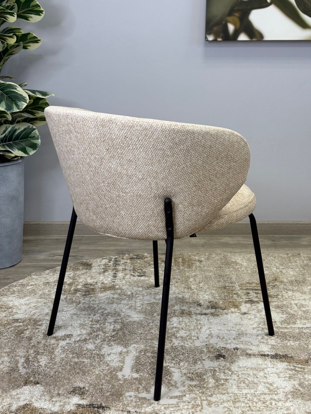 Стул KENNER 305SD черный/бежевый микробукле