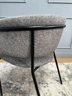 Комплект стульев 2шт KENNER 303SD черный/микробукле серый