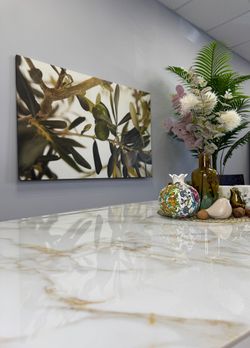 Стол KENNER SL1600 белый/керамика белая глянец