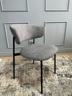 Комплект стульев 2шт KENNER 309SD черный/микробукле серый