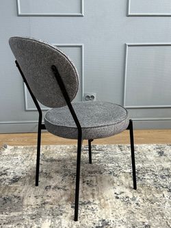 Комплект стульев 2шт KENNER 301SD черный/серый микробукле