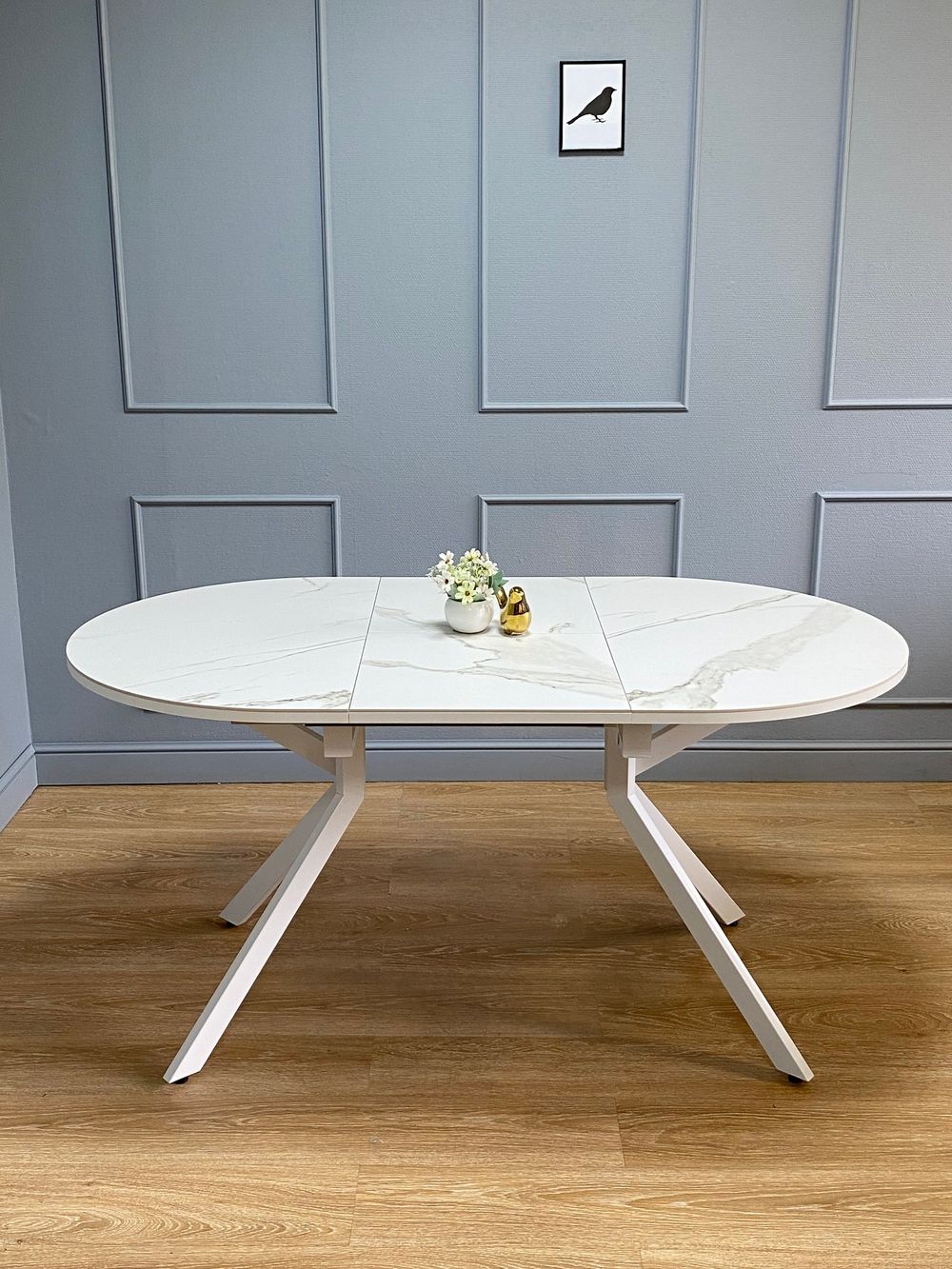 Стол KENNER DO1100 белый/керамика мрамор белый