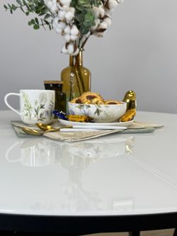 Стол KENNER 1000K венге/стекло белое глянец