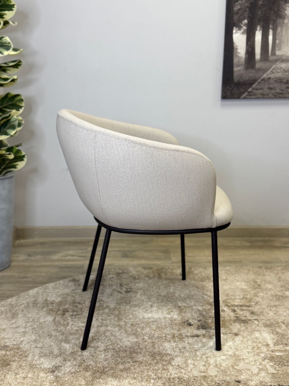 Стул KENNER 313SD черный/бежевый