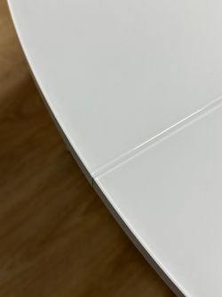 Стол KENNER RL1100 белый/стекло белое сатин