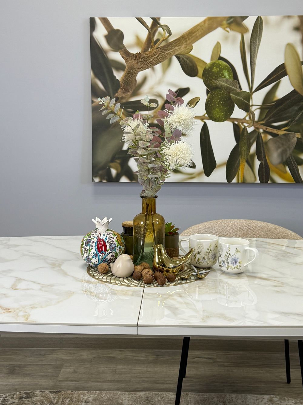 Стол KENNER SL1600 белый/керамика белая глянец