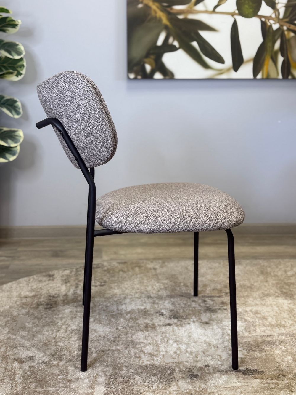 Стул KENNER 302SD черный/капучино микробукле