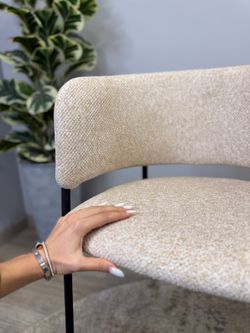 Стул KENNER 303SD черный/микробукле бежевый