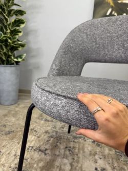 Стул KENNER 179SD черный/серый