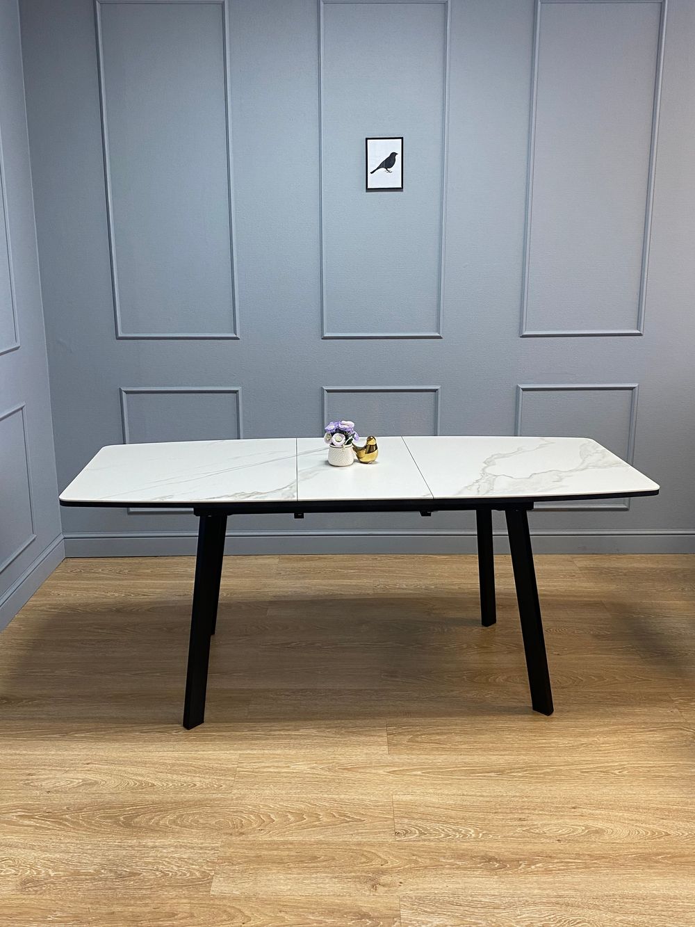 Стол KENNER AA1400 черный/керамика белая