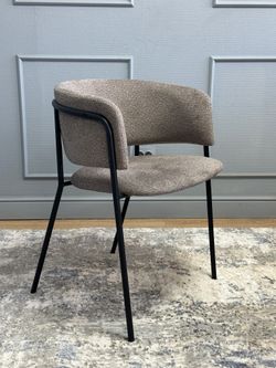 Комплект стульев 2шт KENNER 303SD черный/микробукле капучино