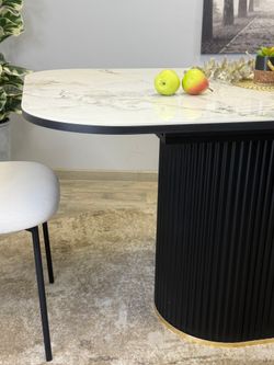 Стол Kenner LDs1600, белый/керамика TIANSHAN WHITE