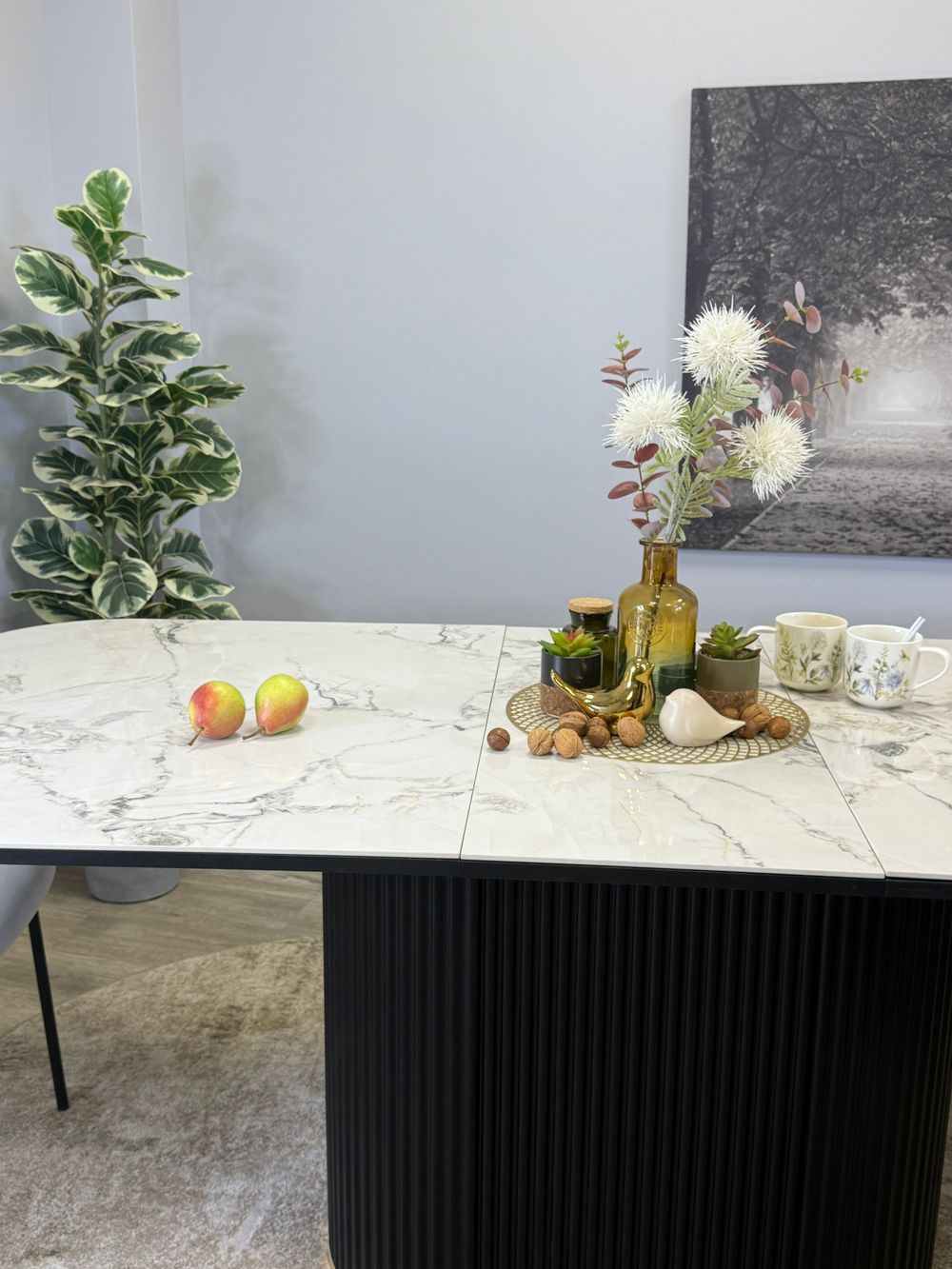 Стол Kenner LDs1600, черный/керамика SHAKESPEARE BLACK