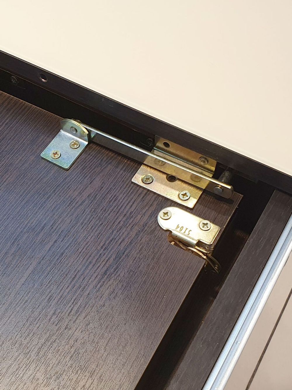 Стол KENNER B1100 венге/стекло крем сатин