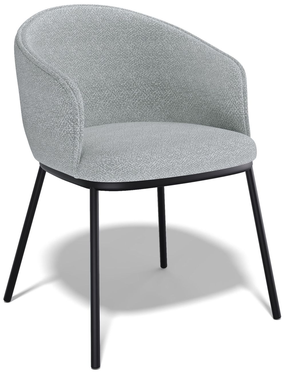 Стул Kenner 313SD черный/серый E86