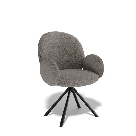 Стул KENNER 312SD черный/капучино