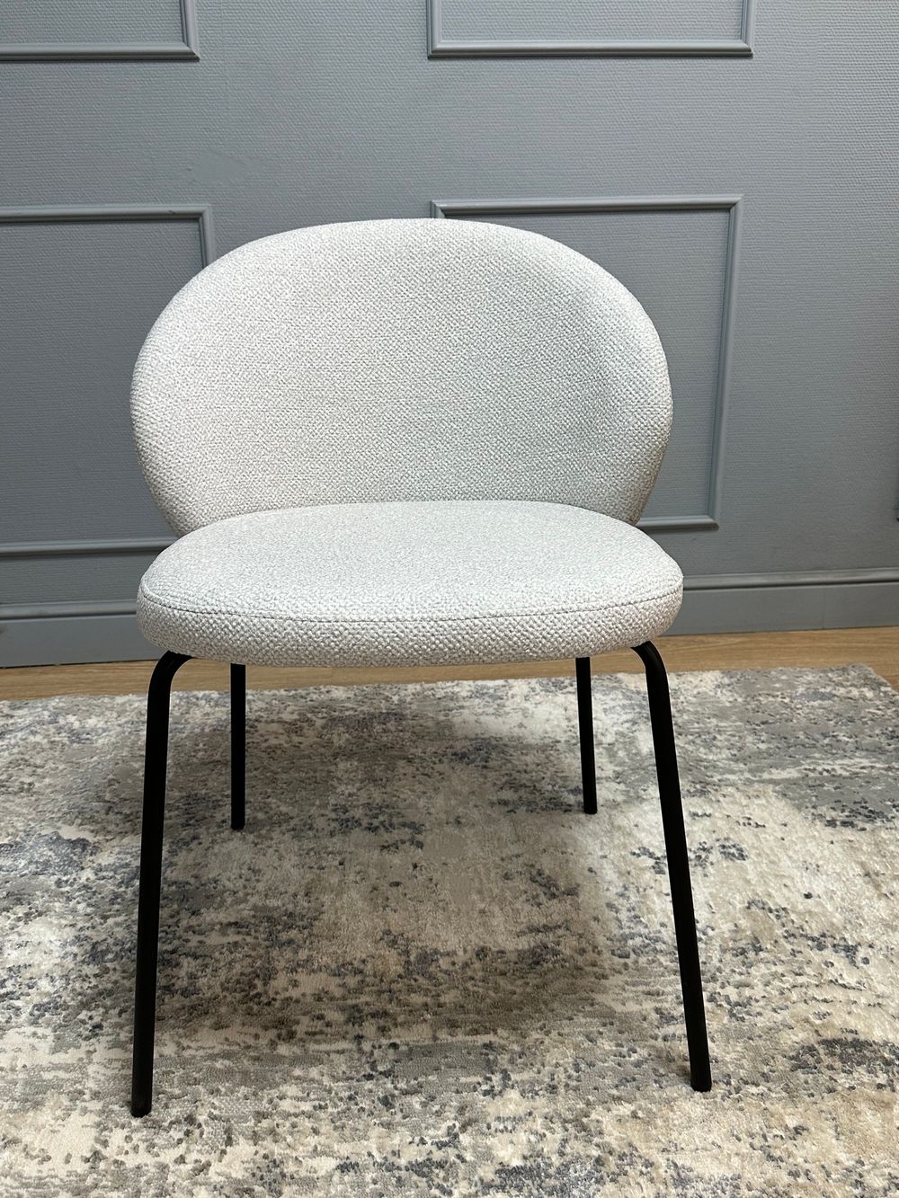 Комплект стульев 2шт KENNER 304SD черный/серебристый микробукле