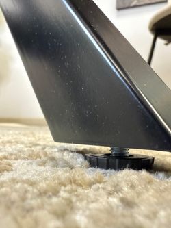 Стол KENNER DO1300 черный/керамика белая