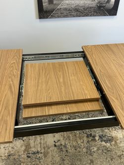 Стол KENNER KS1200 черный/дуб коричневый